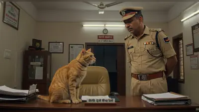 यूपी: ‘एसपी की बिल्ली’ की ड्यूटी और होमगार्ड का अनोखा अंदाज़, वीडियो हुआ वायरल