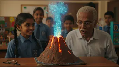 स्कूल के बच्चे ने बनाया ‘बोलता’ ज्वालामुखी, जवाब सुनकर वैज्ञानिक भी रह गए दंग!