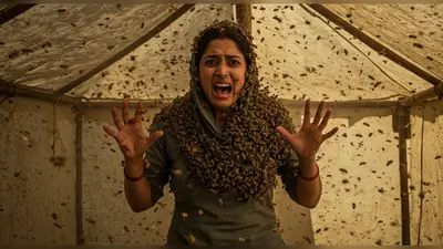 मधुमक्खियों से भरे टेंट में घुस गई महिला, काट-काटकर कर दिया बुरा हाल!