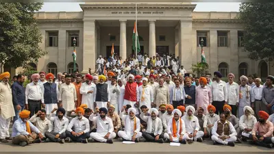 प्रधान अमित पर जिलाबदर की कार्रवाई: अलीगढ़ में प्रधानों का जोरदार प्रदर्शन, कलेक्ट्रेट पर धरना