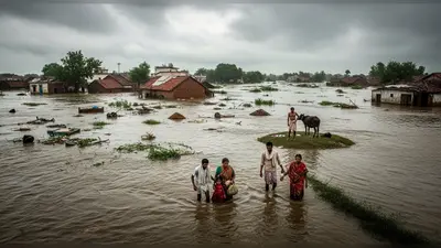 देश में 12 साल बाद सामान्य से 4% ज्यादा बारिश:यूपी के 17 जिलों में बाढ़, 12 की जान गई; उत्तराखंड-बिहार में 9 लोगों की मौत