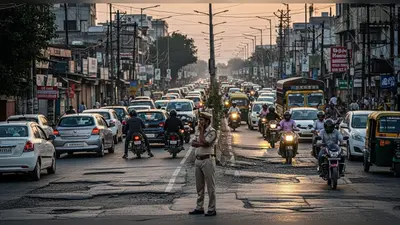 गाजियाबाद की 15 ‘खतरनाक’ सड़कों पर 50% हादसे: ट्रैफिक पुलिस ने बताईं मुख्य वजहें और खामियां