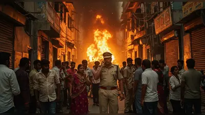 आग बुझाने की जगह फ़ोन पर व्यस्त पुलिसकर्मी, वीडियो वायरल होने पर मचा बवाल!