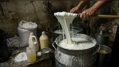 दूध नहीं, ये है ज़हर! घर में चल रहा था नकली दूध का काला कारोबार, ये चीज़ें मिलाकर बनाते थे घातक पेय