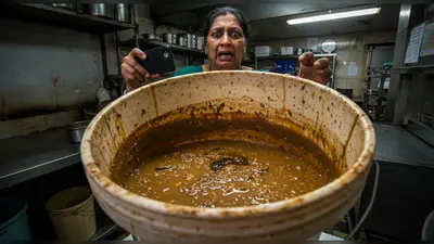 रेस्टोरेंट की दाल का घिनौना सच: महिला के वायरल वीडियो ने खोली बाल्टी भर गंदगी की पोल