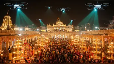 मथुरा जन्माष्टमी 2025: एआई ड्रोन और विशेष सुरक्षा प्लान के साथ मनेगा कान्हा का जन्मोत्सव