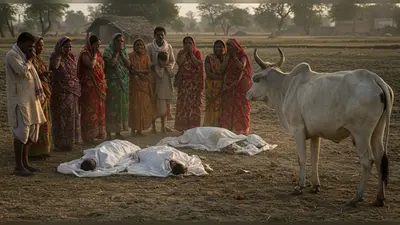 गाय बनी काल: यूपी में दो दोस्तों की दर्दनाक मौत, लाशें देख घरवालों की चीखें नहीं रुकीं