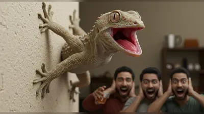 छिपकली की ‘आदमखोर’ चीख ने मचाया कोहराम! वीडियो देख सहम गए लोग