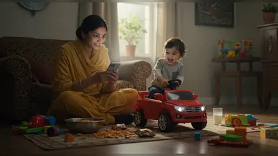 मोबाइल में डूबी थी मां, तभी टॉय कार से बच्चे ने मचाई तबाही, वीडियो देख उड़ जाएंगे होश