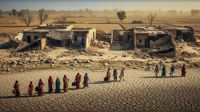 UP: घटता जलस्तर छोड़ रहा बर्बादी के निशान…70 हजार बेघर; फसल के साथ दो हजार से अधिक घरों में नुकसान का अनुमान