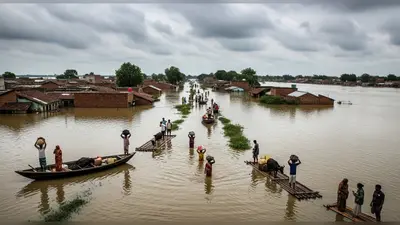 बदायूं में गंगा की बाढ़ का कहर: 11 गांव डूबे, 14 हज़ार से ज़्यादा लोग फंसे, तस्वीरें आईं सामने