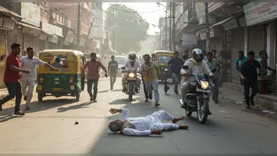 आगरा: बीच सड़क पर बीजेपी नेता को गोली मारी, पूरे इलाके में मची अफरातफरी
