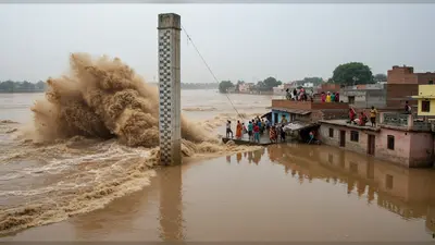 यूपी में यमुना का रौद्र रूप: खतरे के निशान से बस ढाई फीट दूर, निचले इलाकों में हाई अलर्ट जारी!
