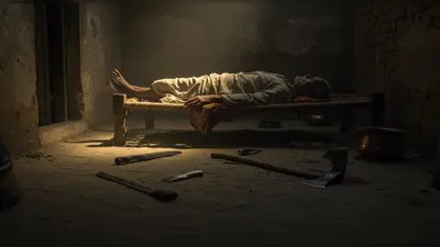 बांदा में खूनी घरेलू कलह: बेटे ने चाकू-फरसे से की वृद्ध पिता की बेरहमी से हत्या, आरोपी फरार