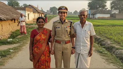 यूपी के एक गाँव में दशकों का इंतजार खत्म, किसान की बेटी बनी सिपाही; गाँव की पहली पुलिस अधिकारी