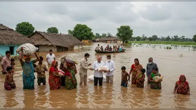गोंडा में बाढ़ से हाहाकार: 18 गाँव पानी में डूबे, हजारों लोग बेघर, डीएम ने खुद किया दौरा और बांटी राहत सामग्री