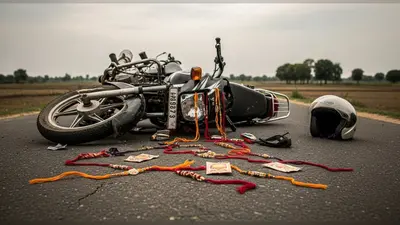 राखी का त्योहार बना मातम: फतेहपुर में दर्दनाक हादसे में बाइक सवार तीन युवकों की मौत