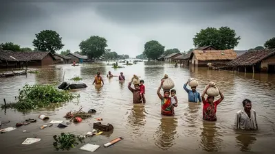 गंगा का बढ़ा जलस्तर बना काल: 11 सेंटीमीटर बढ़कर 199.57 मीटर पर पहुंचा पानी, खादर के गांवों में मचा हाहाकार