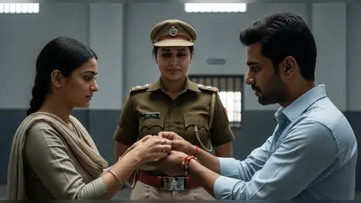जेल में दिखा भाई-बहन का अटूट प्यार, रक्षाबंधन पर भावुक हुई महिला पुलिसकर्मी!