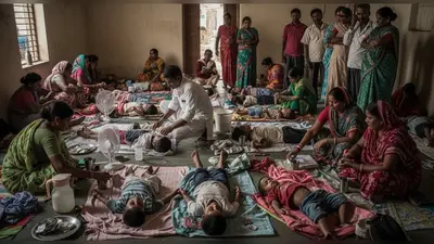 अतरौली में डायरिया का कहर: 100 बीमार, 10 अलीगढ़ रेफर, मचा हड़कंप