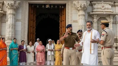 सीतापुर: मां ललिता देवी मंदिर में इंस्पेक्टर से हुई गरमागरम बहस के बाद पूर्व विधायक नज़रबंद, पुलिस पर लगे गंभीर आरोप