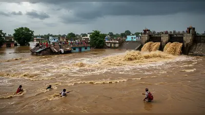 मुरादाबाद में रामगंगा का तांडव: लाल निशान पार, किसान डूबा, छात्र बहा, बांध टूटा, 30 परिवार फंसे!