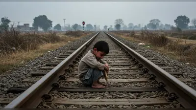 यूपी: प्यार, बीमारी और कर्ज का बोझ…रेलवे ट्रैक पर मिलीं पति-पत्नी की लाशें, मां की याद में सिसक रहा मासूम