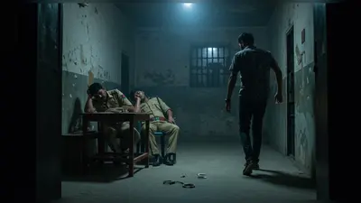 यूपी में सनसनी: पुलिस को चकमा देकर हथकड़ी खोल भागा शातिर साइबर ठग, सोती रह गई सुरक्षा