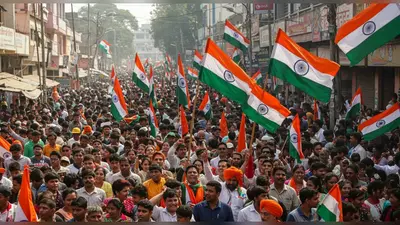 हाथरस में ‘मां तुझे प्रणाम’ तिरंगा यात्रा ने जगाया देशभक्ति का नया जोश: उमड़ा जनसैलाब