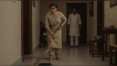 झाड़ू लगा रही थी बहू, अचानक आए जेठ, नहीं था दुपट्टा तो ऐसे बचाई लाज! वीडियो वायरल