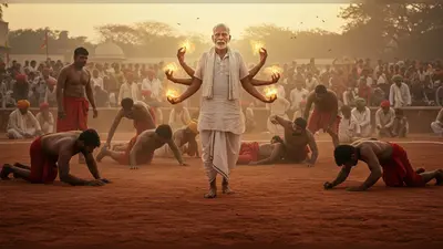 अकल्पनीय! सिर्फ इशारों से ढेर हुए हट्टे-कट्टे पहलवान, वीडियो देख चौंके लोग