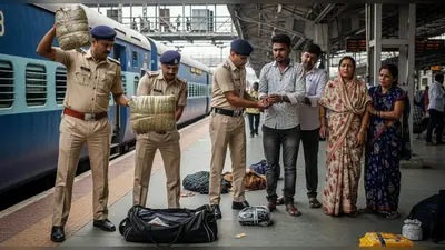 बांदा रेलवे स्टेशन पर बड़ी कार्रवाई: हमीरपुर के दंपती समेत चार गांजा तस्कर गिरफ्तार