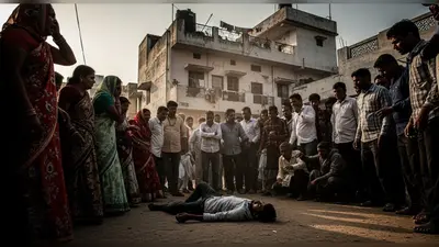 एटा में सनसनीखेज वारदात: धक्का-मुक्की में छत से गिरा युवक, चचेरे भाई पर हत्या का आरोप