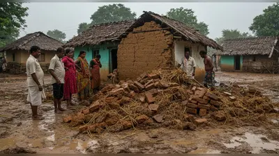 सीतापुर में बारिश का कहर: कच्ची दीवार गिरी, मलबे में दबकर मां-बेटी की दर्दनाक मौत; इलाके में मचा हाहाकार