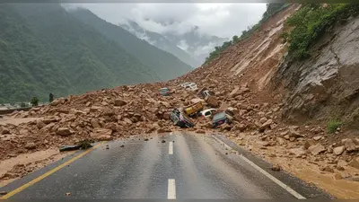 शिमला में भूस्खलन: चंडीगढ़-मनाली फोरलेन 10 घंटे बाद बहाल, 4 वाहन मलबे में दबे; आज भी भारी बारिश का ऑरेंज अलर्ट जारी