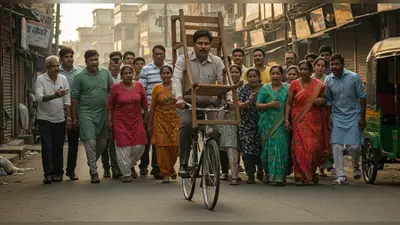 हैंडल नहीं, कुर्सी से चलती है ये साइकिल! अंत में जो दिखा, वो कर देगा सबको हैरान