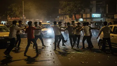 आगरा: सिकंदरा तिराहे पर आधी रात को ‘जंग’, लात-घूंसे चले, गाड़ियों के शीशे तोड़े