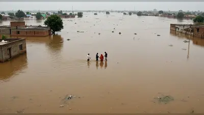 इटौंजा में बाढ़ का विकराल रूप: गांव घिरे, खेत डूबे, फसलें बर्बाद; सड़कों पर पानी से आवागमन ठप