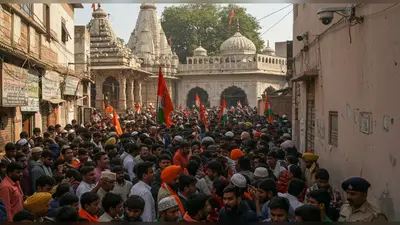 यूपी: मंदिर-मजार विवाद से बढ़ा तनाव, धार्मिक नारेबाजी, CCTV हटाने की मांग; 145 लोगों पर FIR