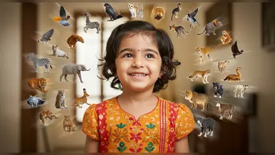मुंबई की नन्ही बच्ची ने रचा इतिहास, सिर्फ 1 मिनट में पहचाने 32 जानवर!