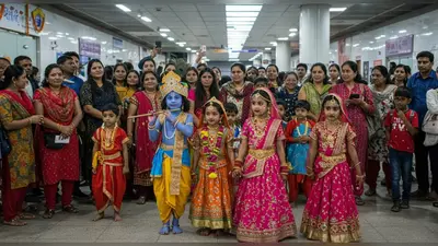 लखनऊ: हजरतगंज मेट्रो स्टेशन पर गुरुवार को मचेगी ‘घर-घर राधा-कान्हा’ की धूम, ऐसे कराएं अपना पंजीकरण