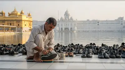 पंजाब के शिक्षा मंत्री बैंस ने पूरी की धार्मिक सजा: स्वर्ण मंदिर में जूते साफ कर मांगी माफी, शहीदी समारोह में नाच-गाने पर हुआ था विवाद