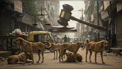 आवारा कुत्तों पर SC में फैसला सुरक्षित: सरकार ने ‘मांसाहारी पशु प्रेमियों’ पर उठाए सवाल, समाधान की वकालत