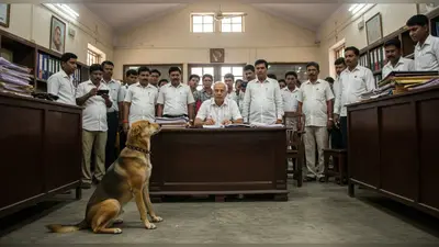 SDM कोर्ट में ‘फरियादी’ कुत्ता: वीडियो देख लोग हुए हैरान, सोशल मीडिया पर मचा तहलका