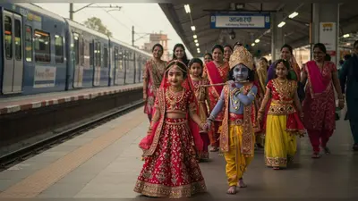 लखनऊ में हजरतगंज मेट्रो से घर-घर पहुंचेंगे राधा-कान्हा, ऐसे कराएं पंजीकरण