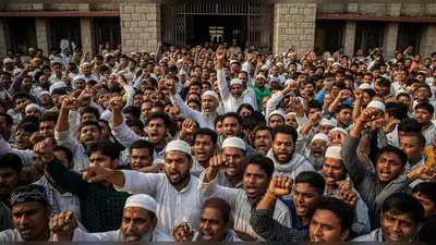यूपी में आपत्तिजनक टिप्पणी पर फूटा गुस्सा: जुमे के बाद सैकड़ों ने घेरा कोतवाली, जोरदार प्रदर्शन