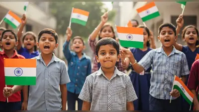 आज़ादी वाले नारे लगाते बच्चों से पूछा ’15 अगस्त क्यों मनाते हैं?’, मिला चौंकाने वाला जवाब