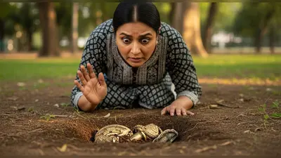 पार्क में सैर कर रही महिला को मिला सदियों पुराना खजाना? मिट्टी में चमकती चीज देख पुलिस भी हैरान