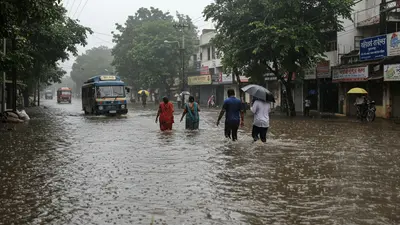 Telangana Reels Under Red Alert as Torrential Rains Halt Life and Trigger Alerts