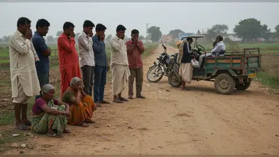 हाथरस में दर्दनाक हादसा: ट्रैक्टर-ट्रोला की टक्कर से मामा की मौत, भांजा घायल, परिवार में छाया मातम